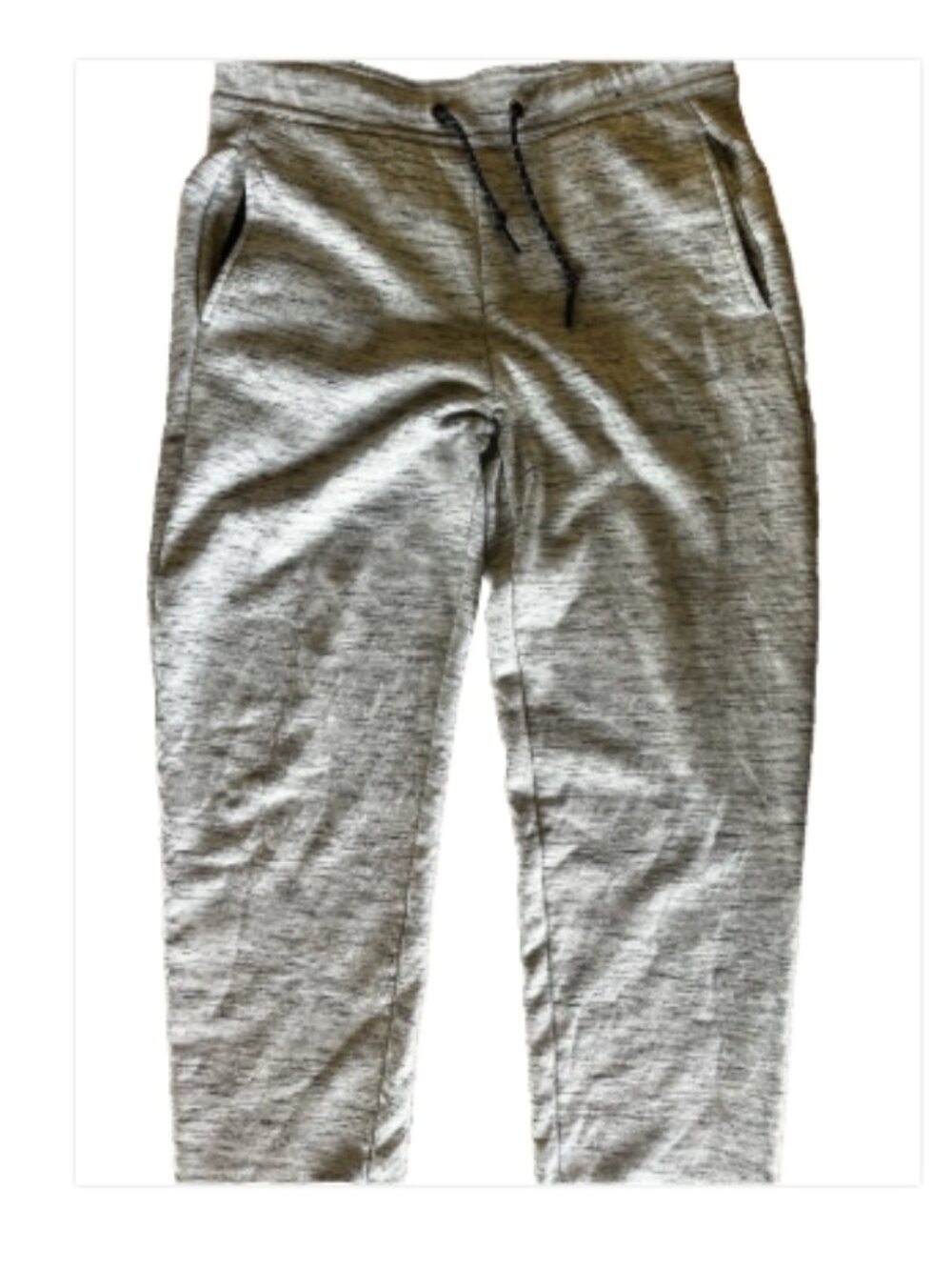 🔘 Hollywood The Jean People Gray Sweatpants Joggers Size L Drawstring